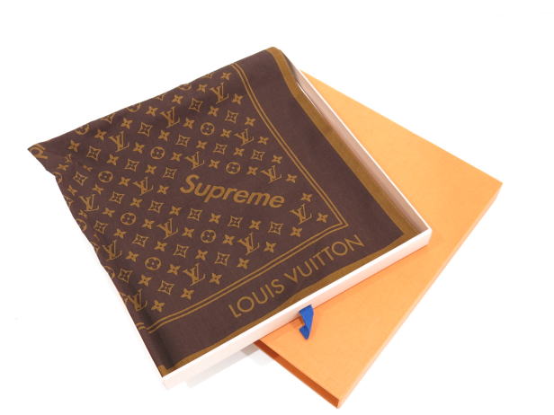Supremeモノグラムバンダナ