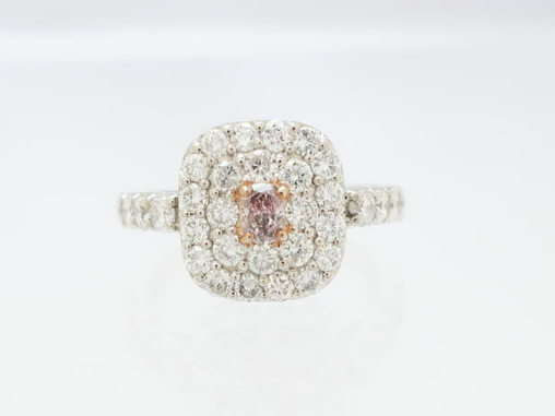 【買取】PT950 プラチナ950 ピンクダイヤモンド ダイヤモンド リング 指輪 0.125ct 1.05ct