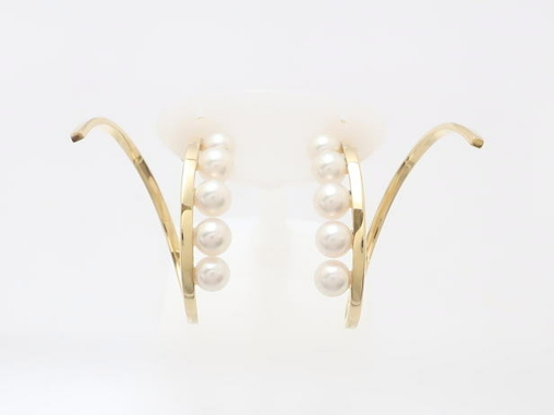 【買取】TASAKI タサキ YG  アファイン バランスピアス E-4141